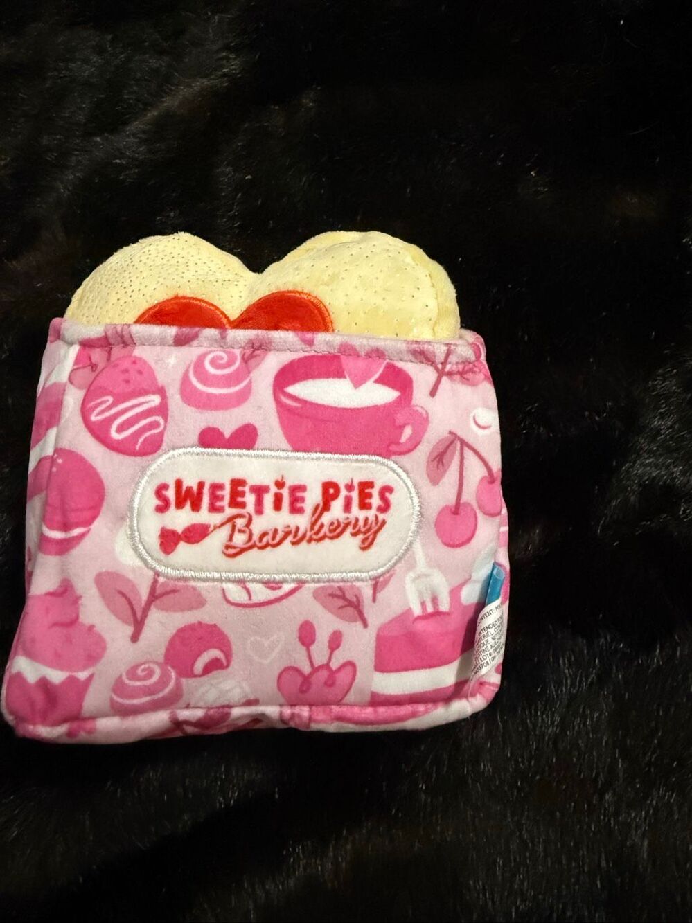 Bark Box " Cutie Cookie " Dog Toy Valentine’s Day 2 Piece Toy